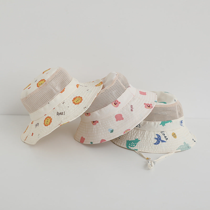 Children's Summer Sun Hat for Ages 3-8, UV Protection