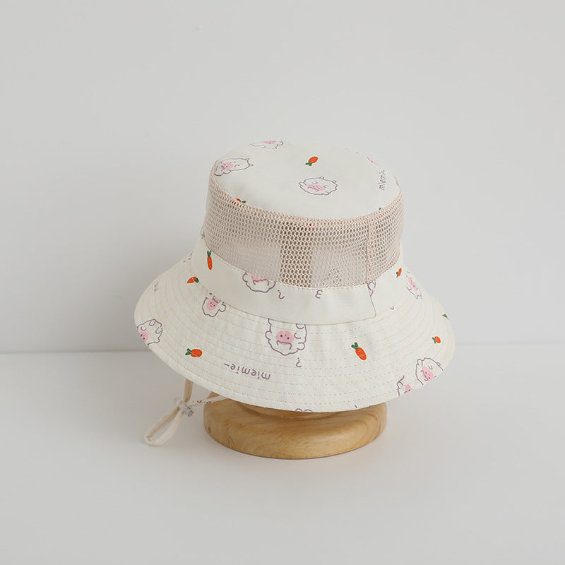 Children's Summer Sun Hat for Ages 3-8, UV Protection