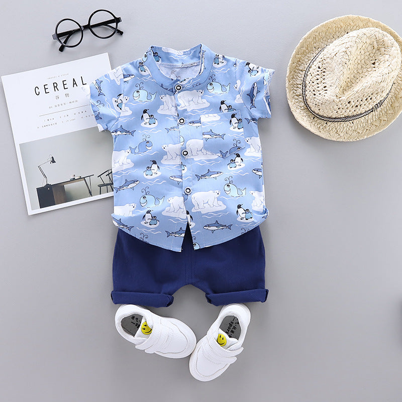 Conjunto de Ropa de Verano al Estilo Coreano para Niños 2020