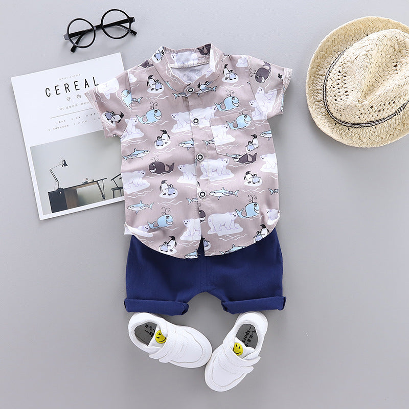 Conjunto de Ropa de Verano al Estilo Coreano para Niños 2020