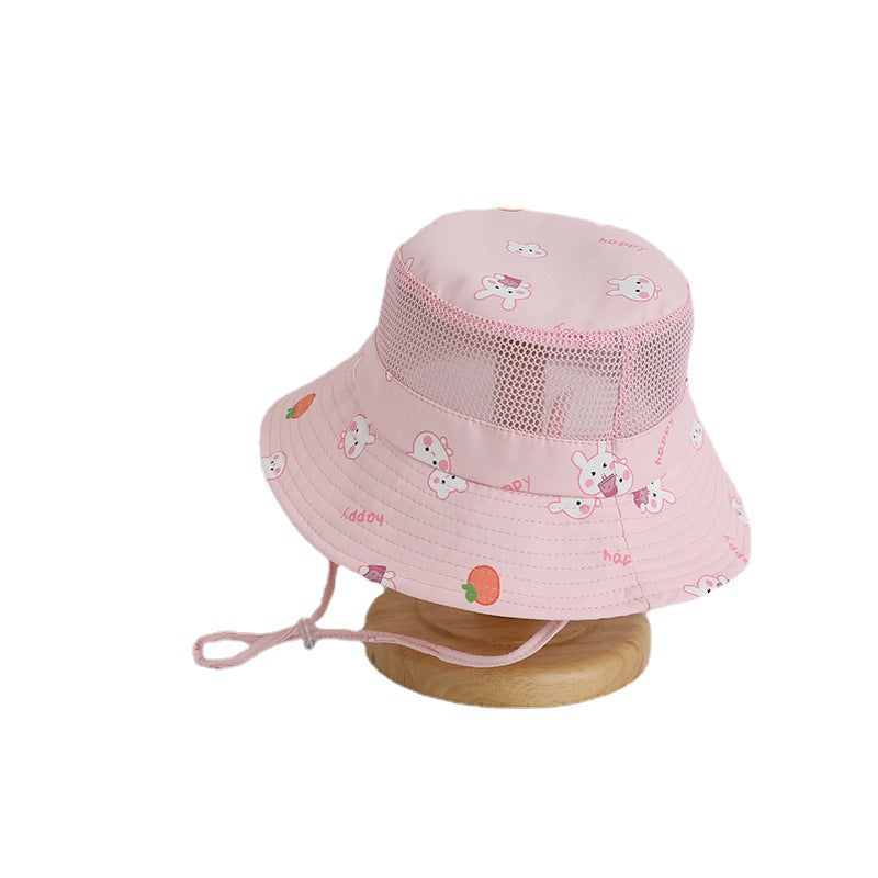Children's Summer Sun Hat for Ages 3-8, UV Protection