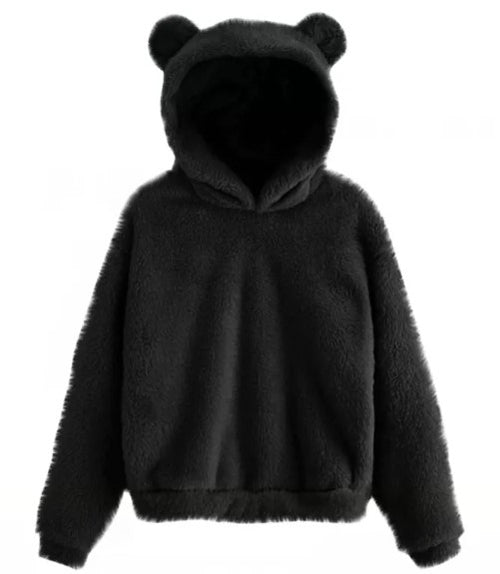 Chaqueta con Capucha de Orejas de Conejo
