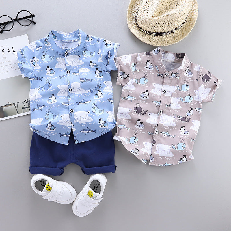 Conjunto de Ropa de Verano al Estilo Coreano para Niños 2020