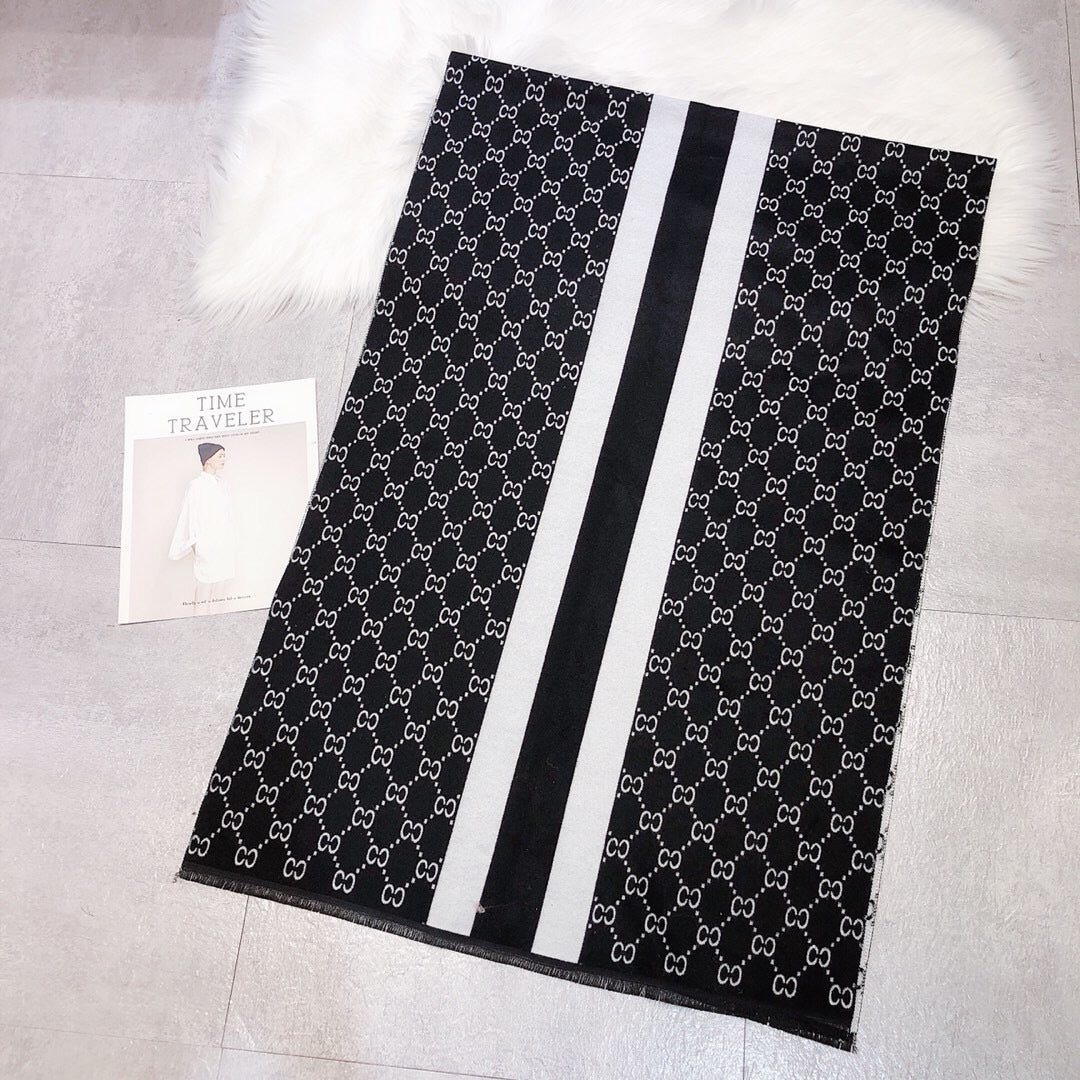 Winter Thickened Double-Sided Scarf for Women