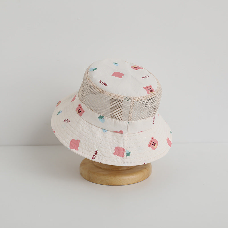 Children's Summer Sun Hat for Ages 3-8, UV Protection