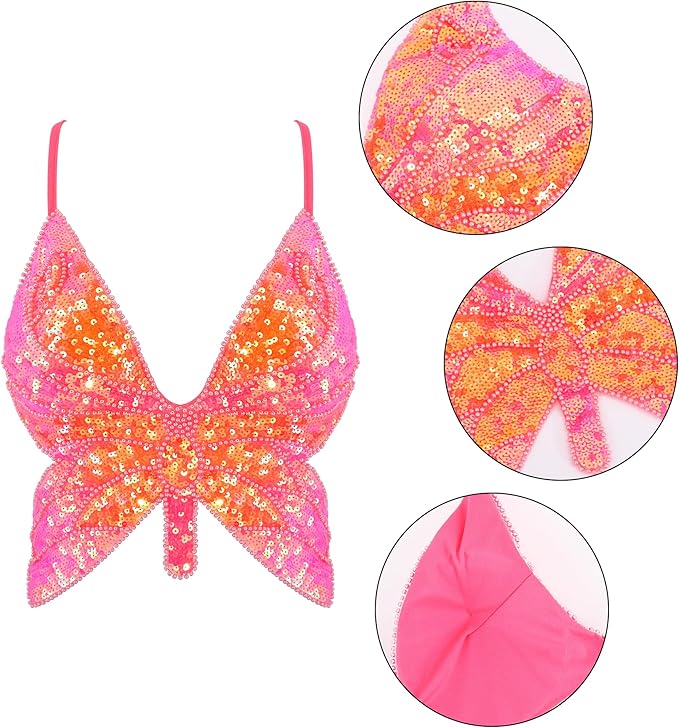 Top Corto de Mariposa