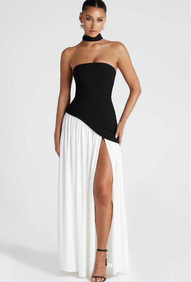 Vestido Maxi Tubo Irregular