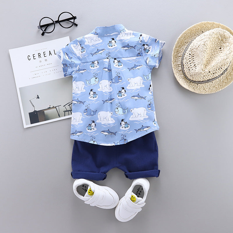 Conjunto de Ropa de Verano al Estilo Coreano para Niños 2020