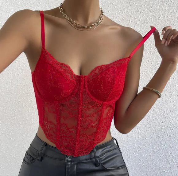 Top de Tirantes Entallado para Mujer