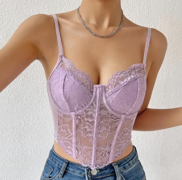 Top de Tirantes Entallado para Mujer