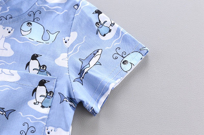 Conjunto de Ropa de Verano al Estilo Coreano para Niños 2020