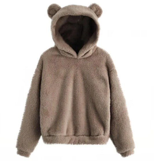 Chaqueta con Capucha de Orejas de Conejo